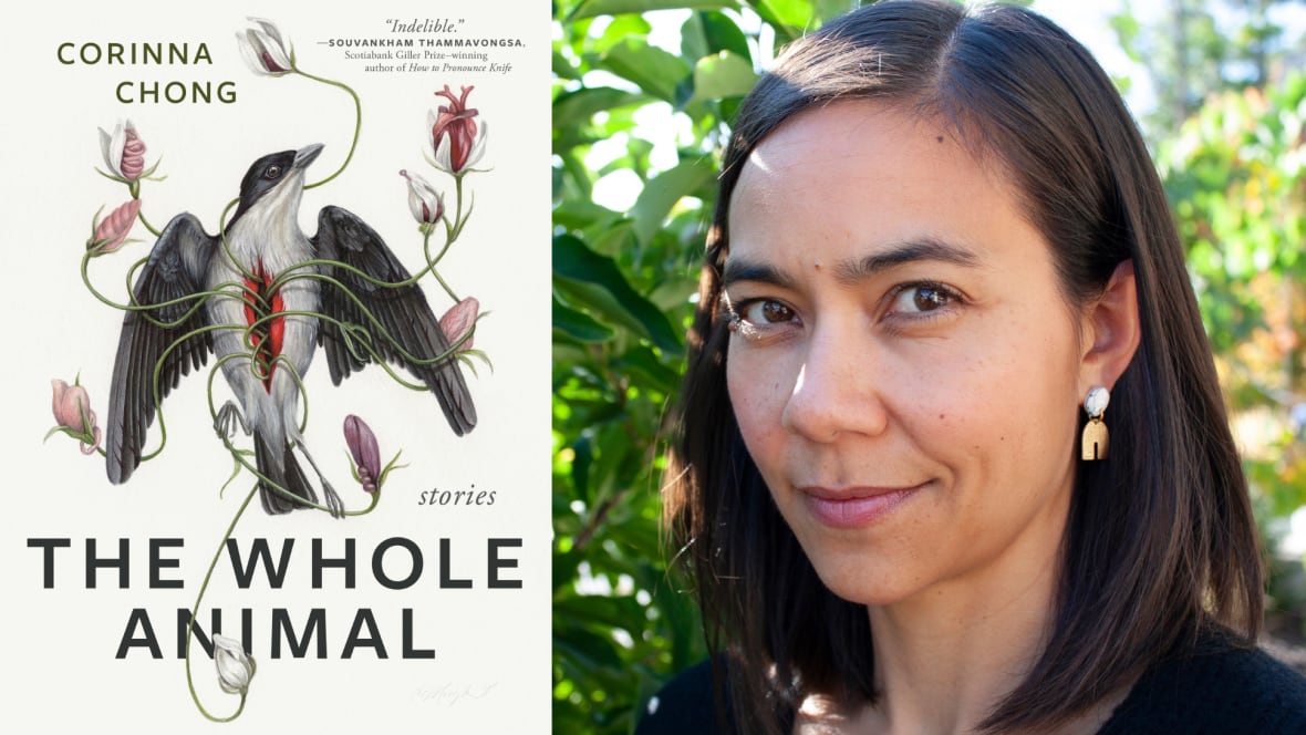 A white book cover with an illustration of a blackbird and a photo of the book's author a woman with long dark hair.